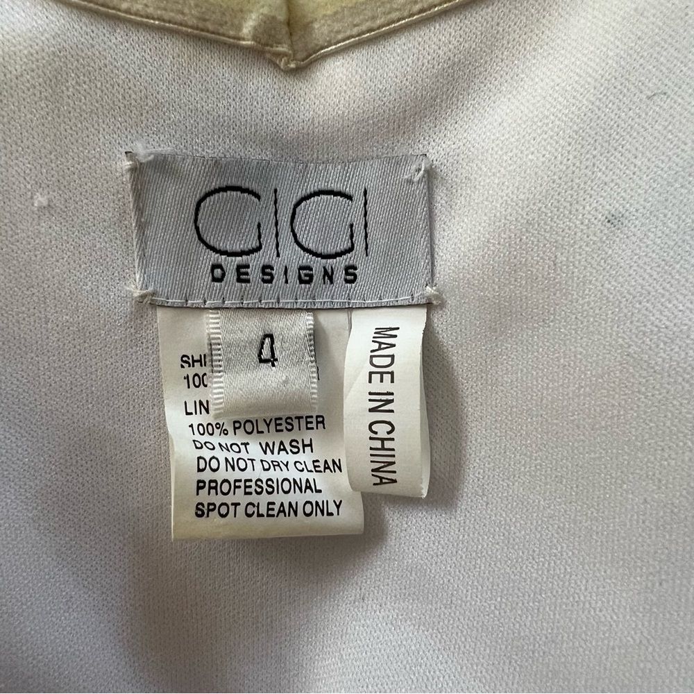 🚨SALE🚨 La Femme White Gold Beaded Strapless Trumpet Gown Prom Dress 4 - Picture 13 of 16